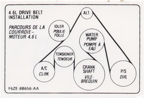 ford 4.6 belt routing