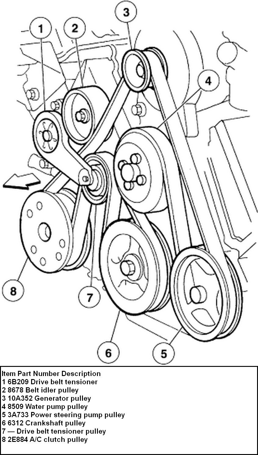 ford 5.4 belt routing