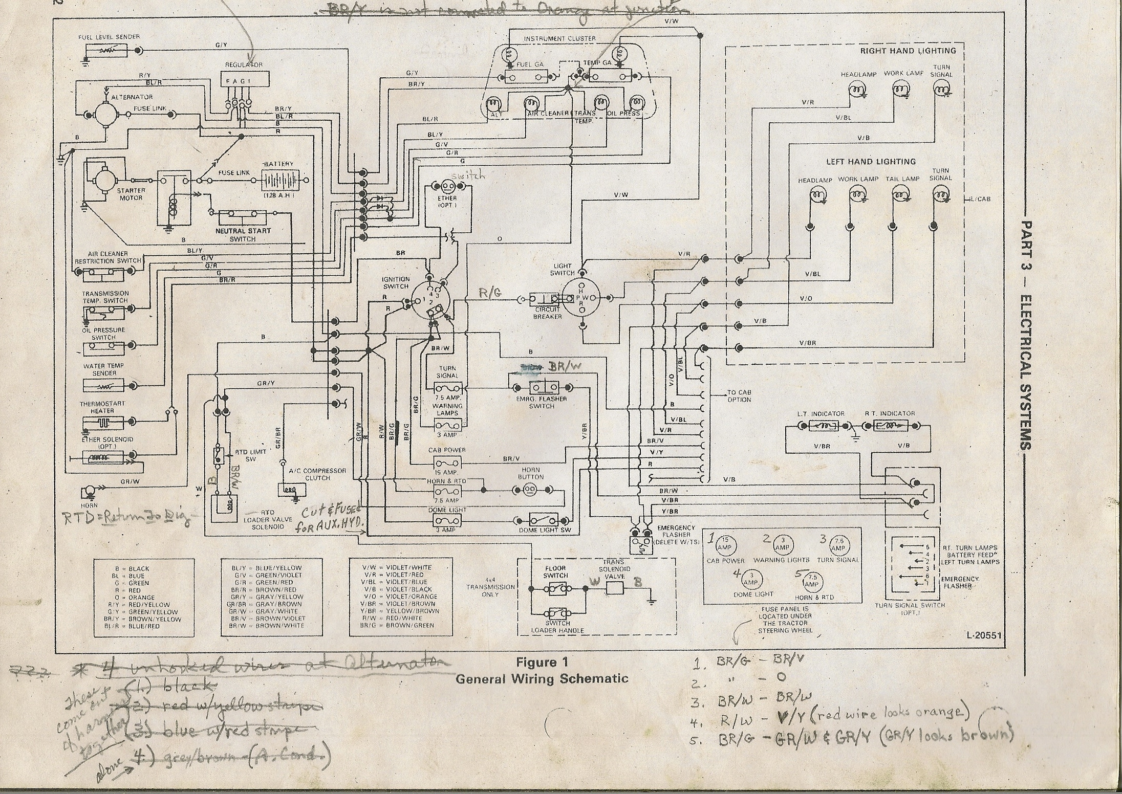 ford 555 backhoe wiring diagram