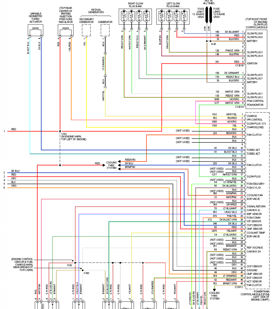 ford 6.0 diesel ficm wiring diagram