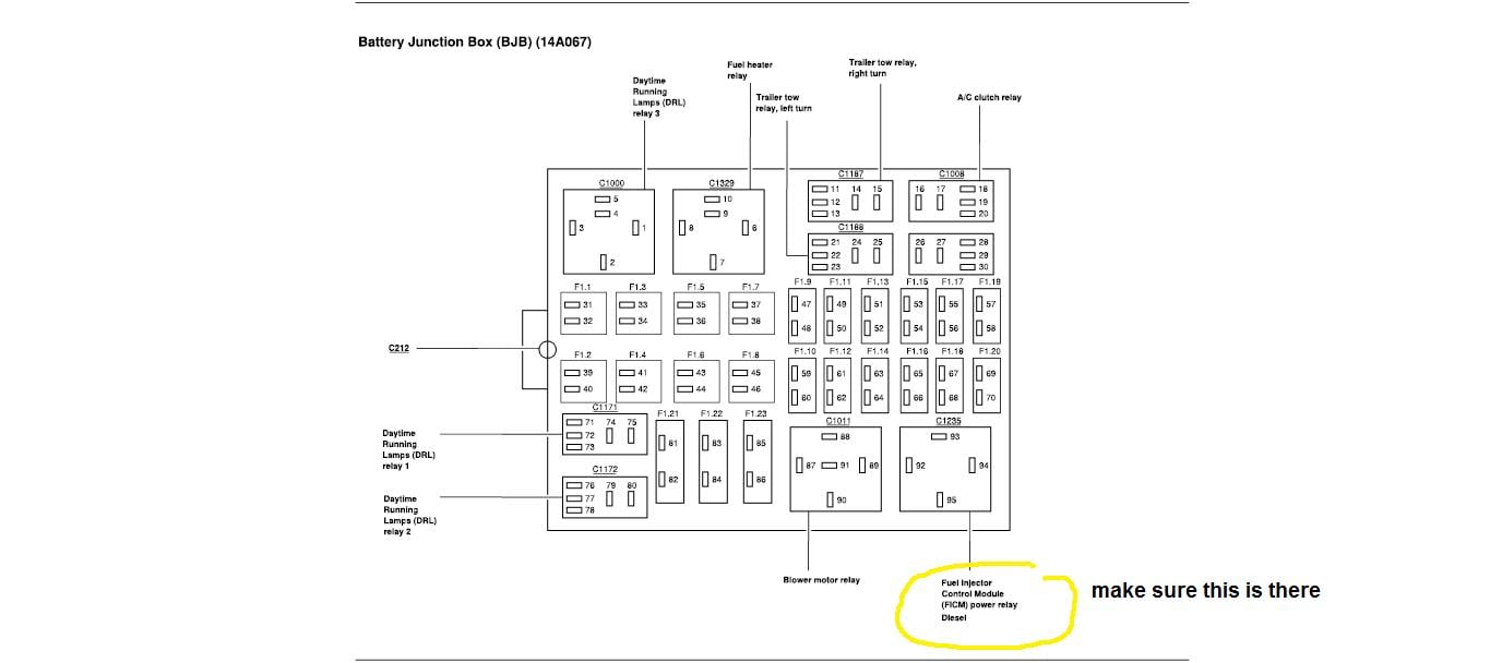 ford 6.0 ficm wiring diagram