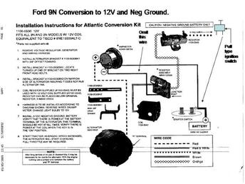 ford 9n 12 volt conversion wiring diagram