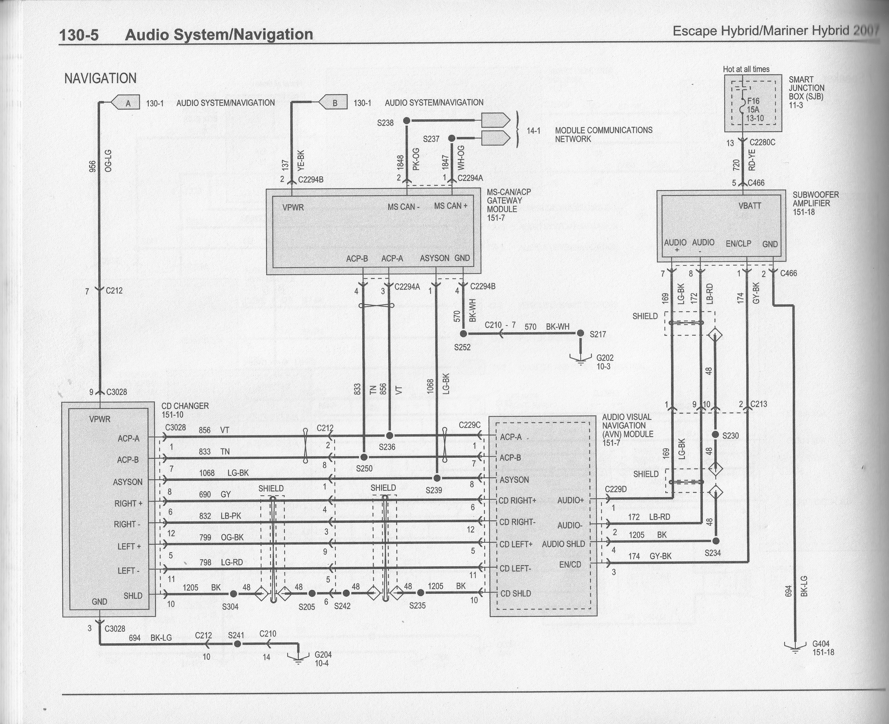 ford a220 audio wiring diagram
