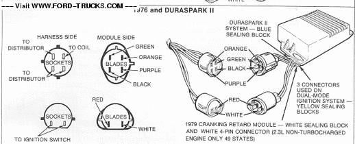 ford duraspark ignition module wiring