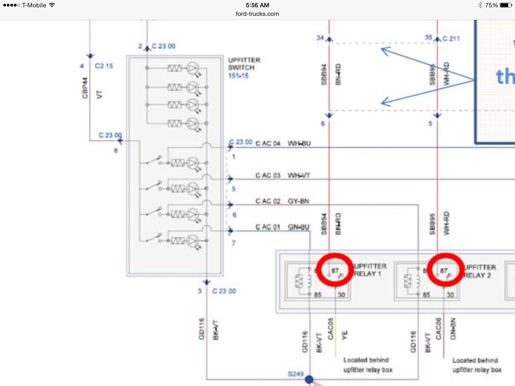 ford f250 wiring diagram for upfitter switches