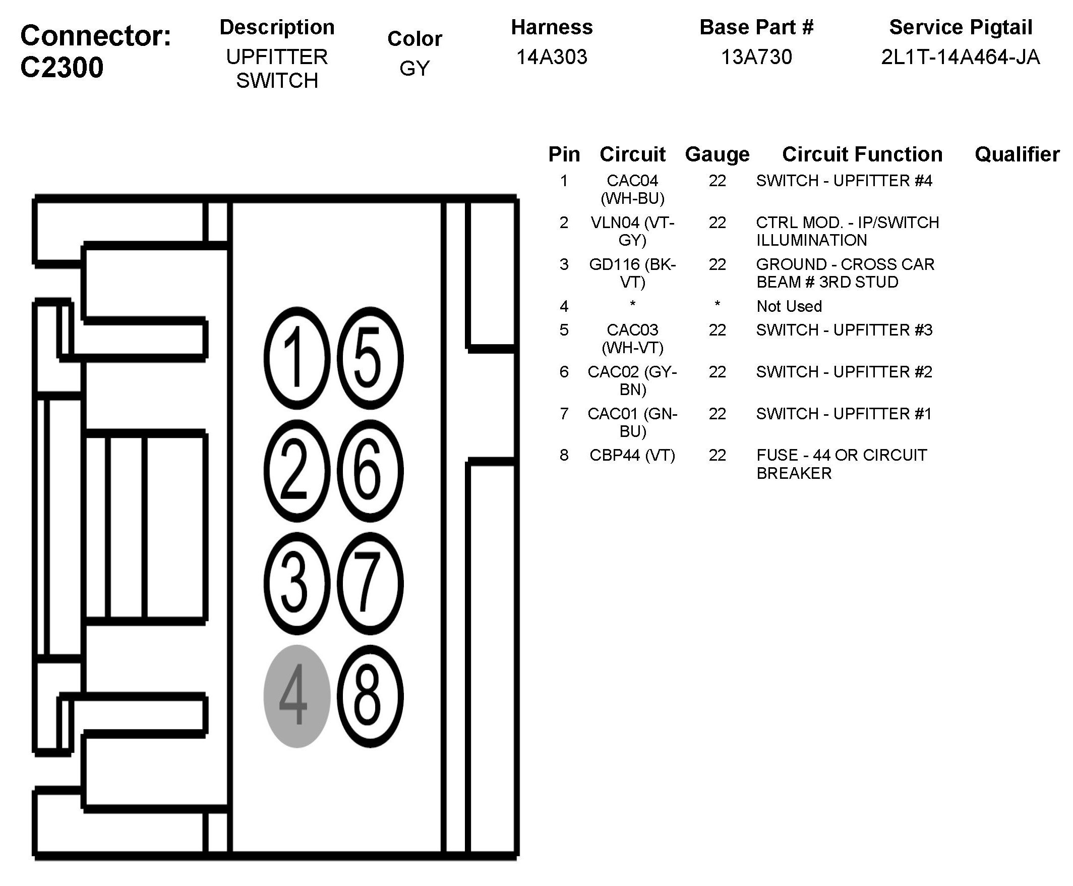 ford f250 wiring diagram for upfitter switches