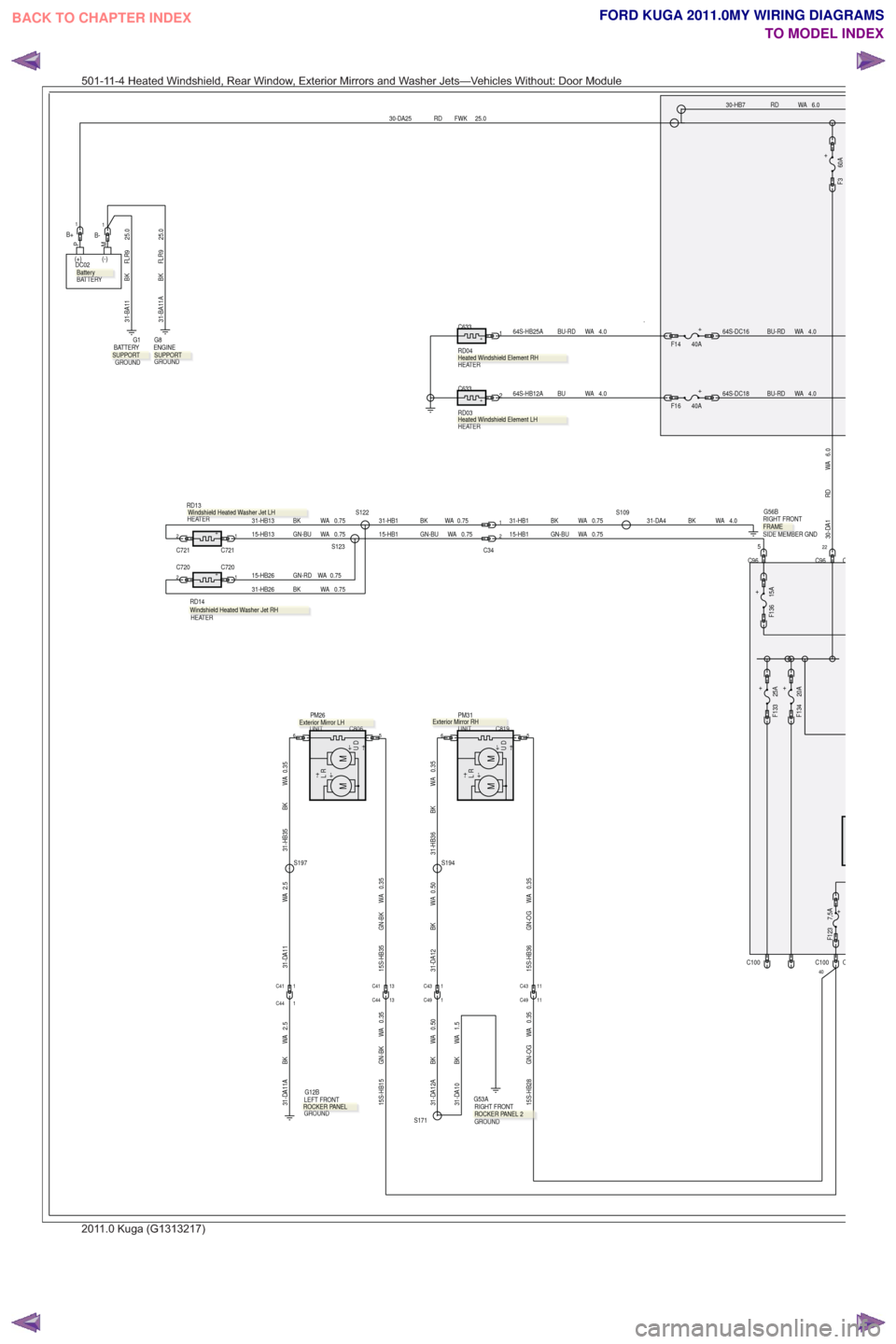 ford kuga wiring diagram