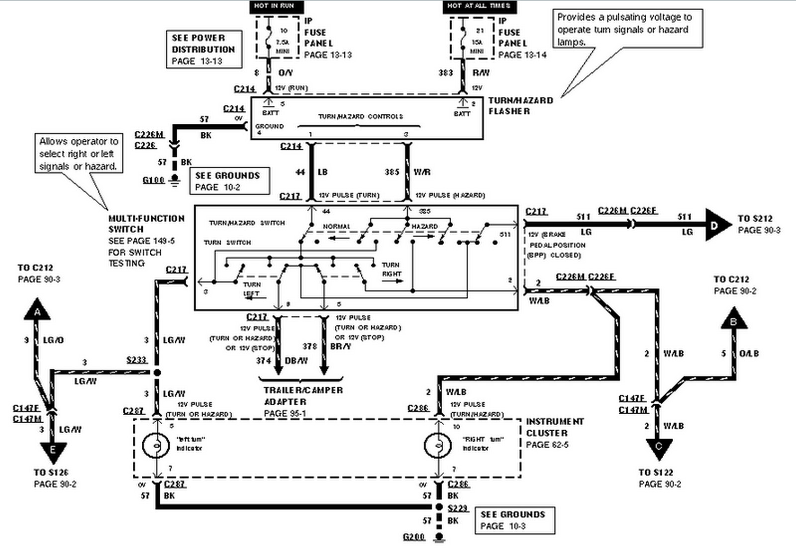 ford l7000 a c wiring diagram