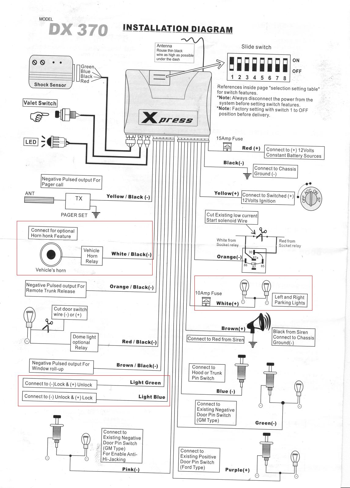 fortin car alarm wiring diagram