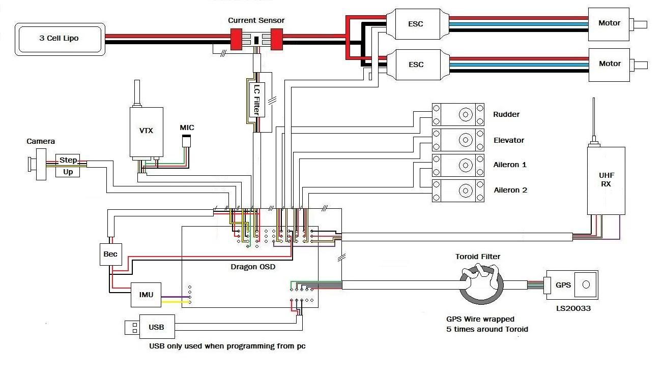 fpv camera wiring diagram