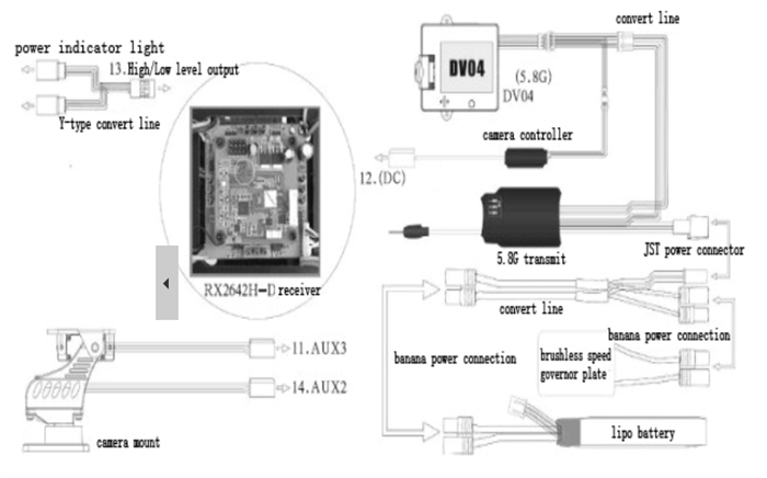 fpv camera wiring diagram