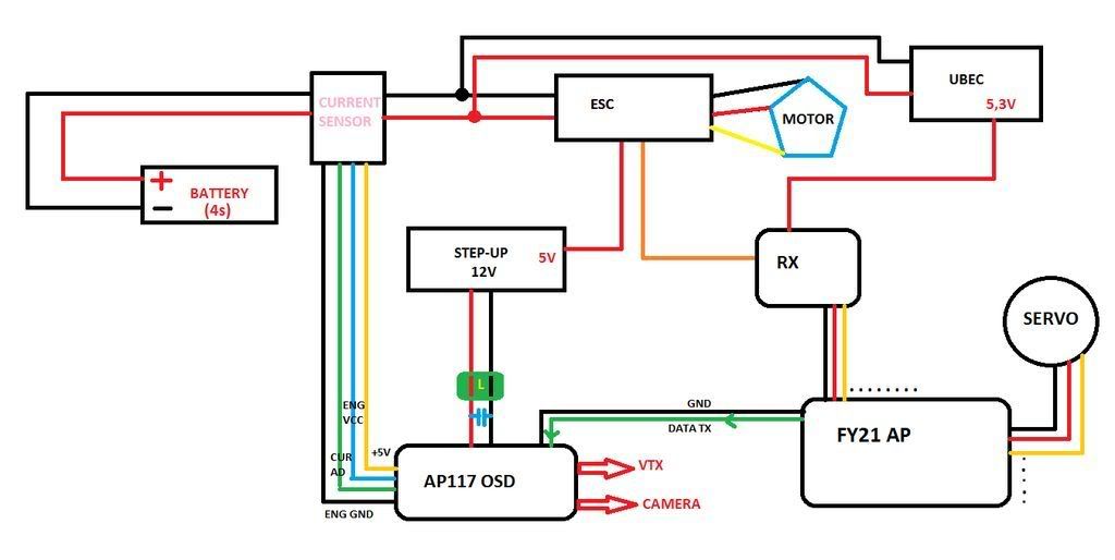 fpv camera wiring diagram