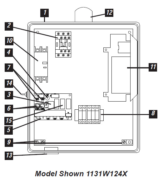 Franklin Electric Pump Controller Model 2823 Wiring Diagram