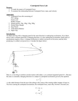 free body diagram centripetal force