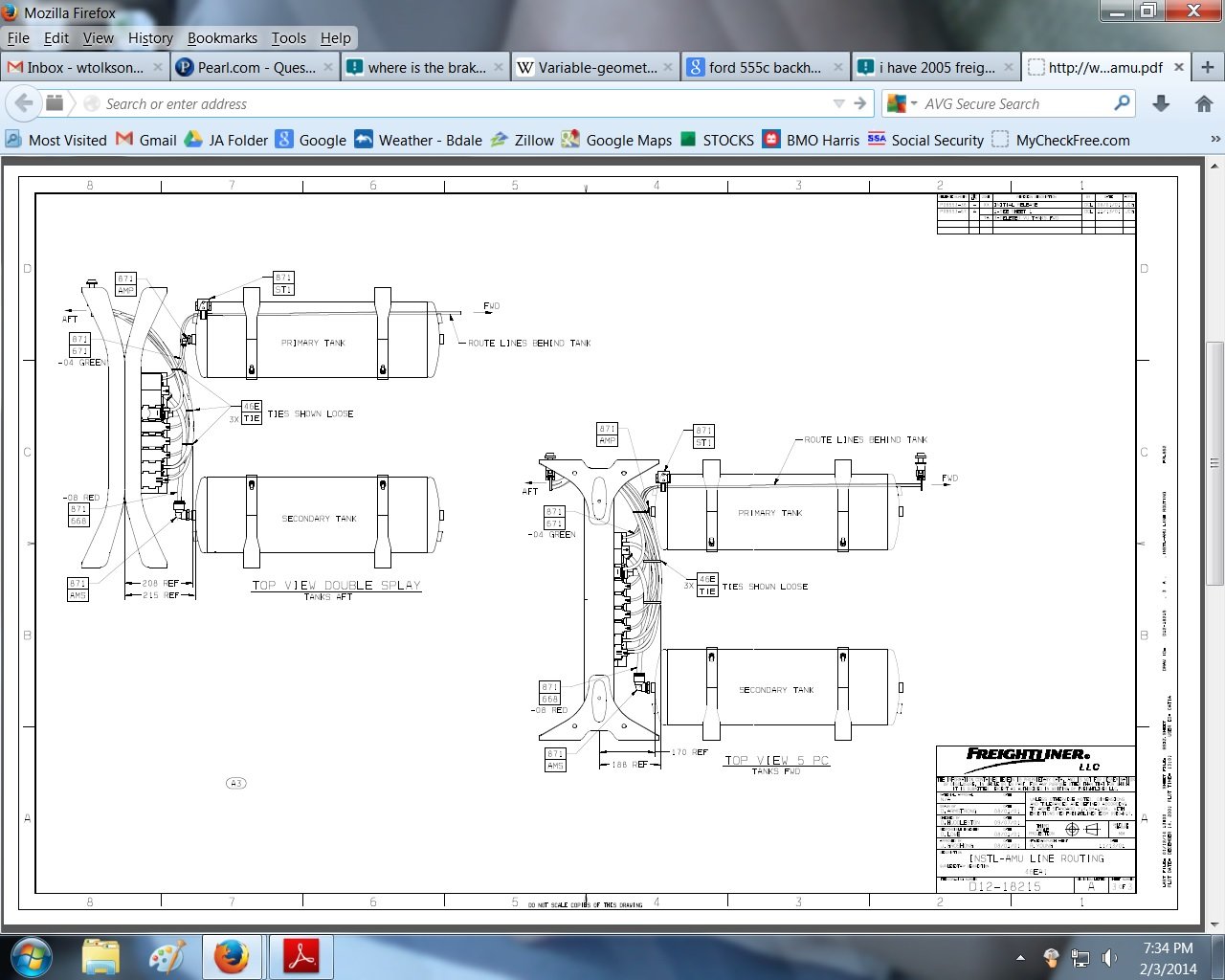 freightliner m2 amu diagram