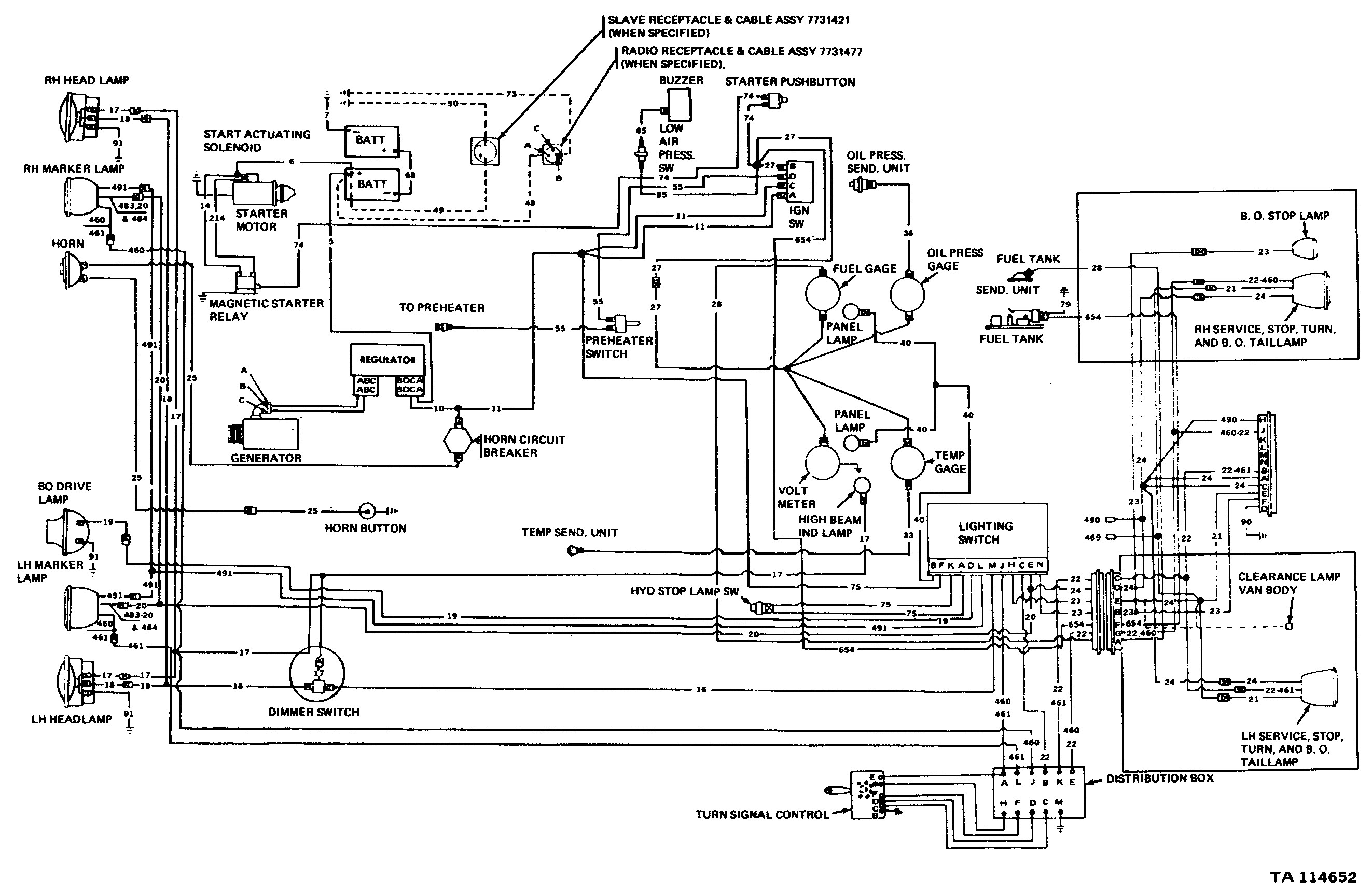 freightliner m2 amu diagram