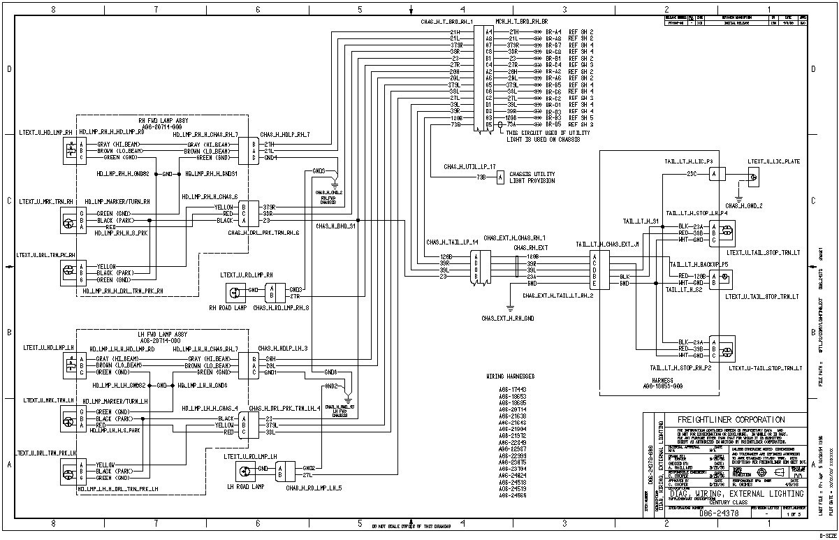 freightliner speedometer wiring diagram