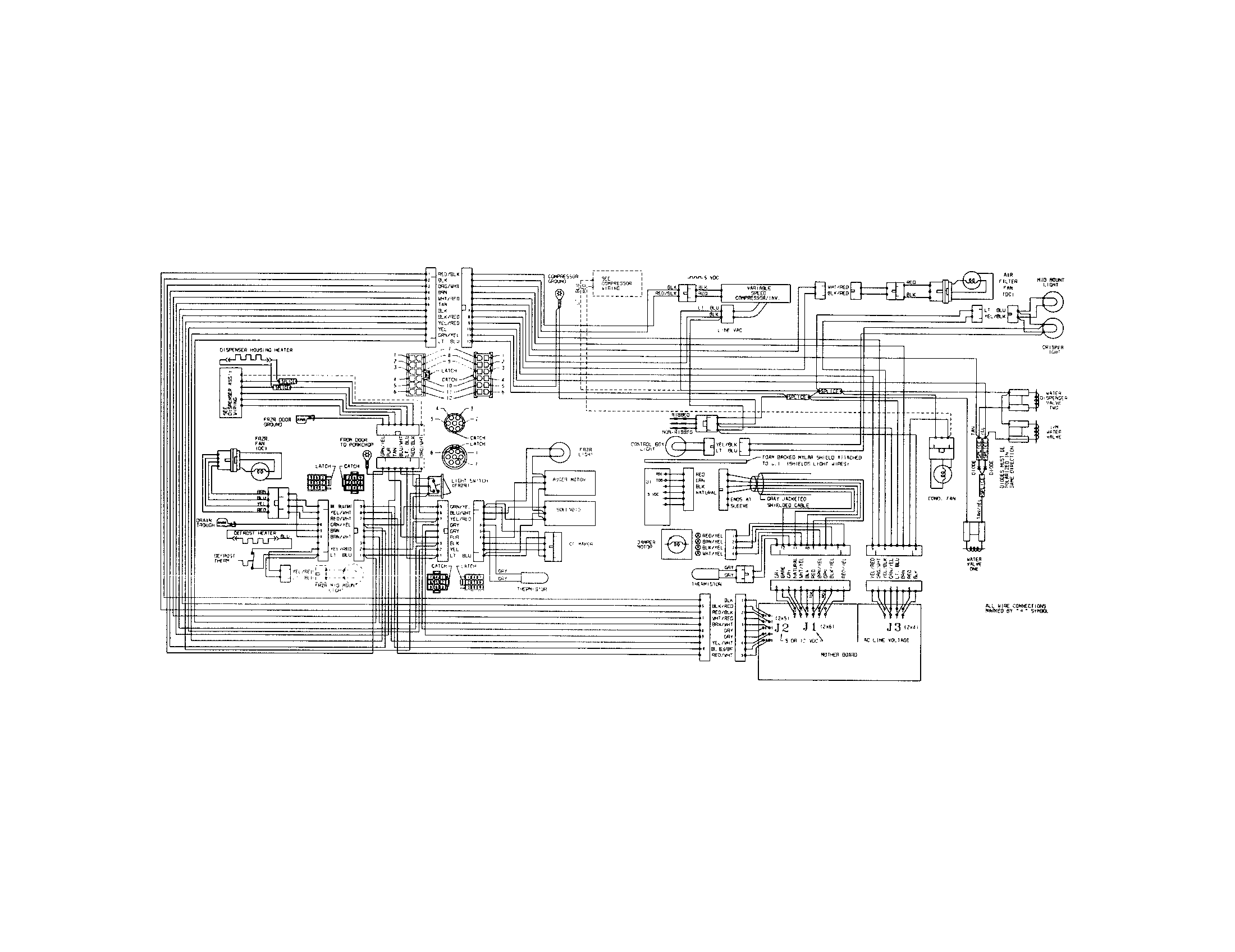 frigidaire 215846604 wiring diagram