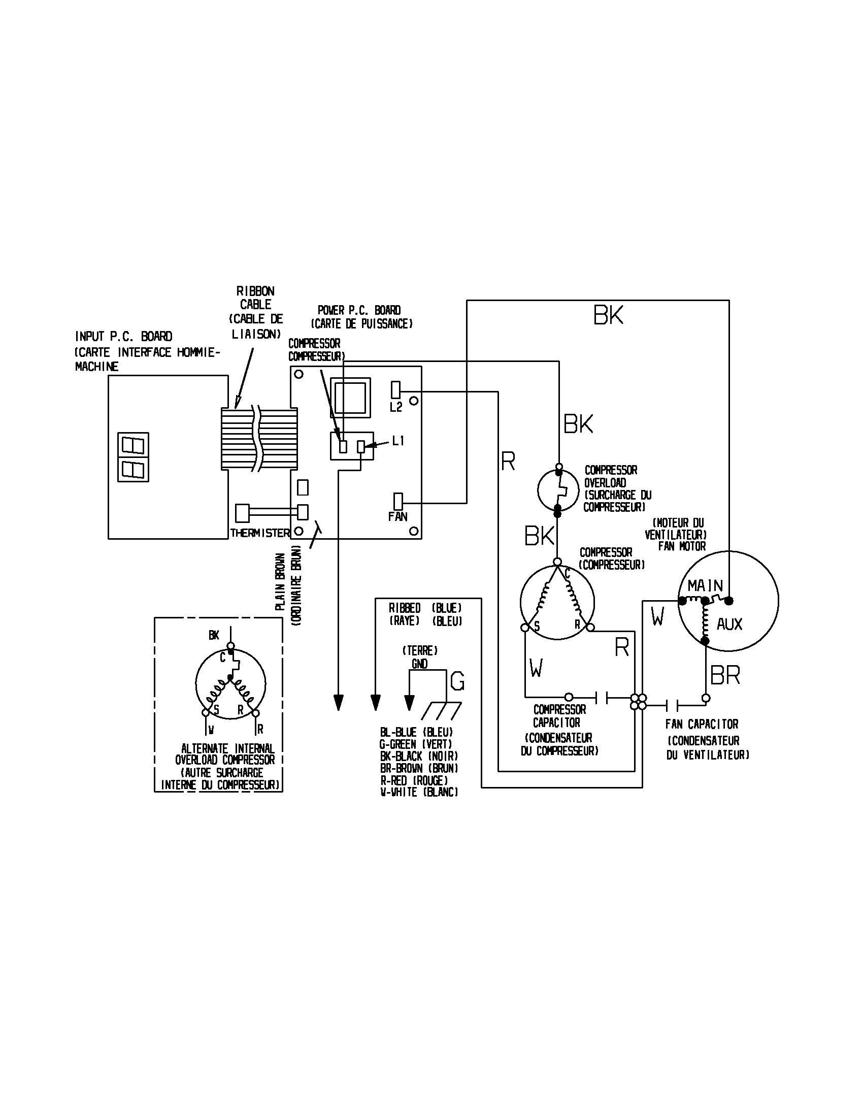 frigidaire 6000 btu window air conditioner wiring diagram