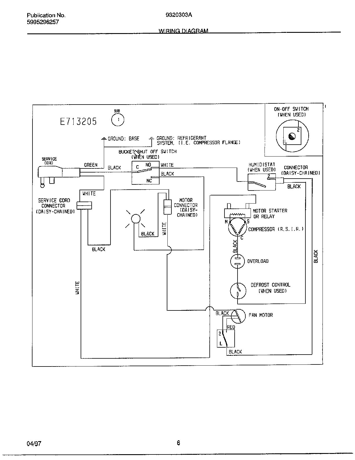 frigidaire dehumidifier mdd40tg1 wiring diagram