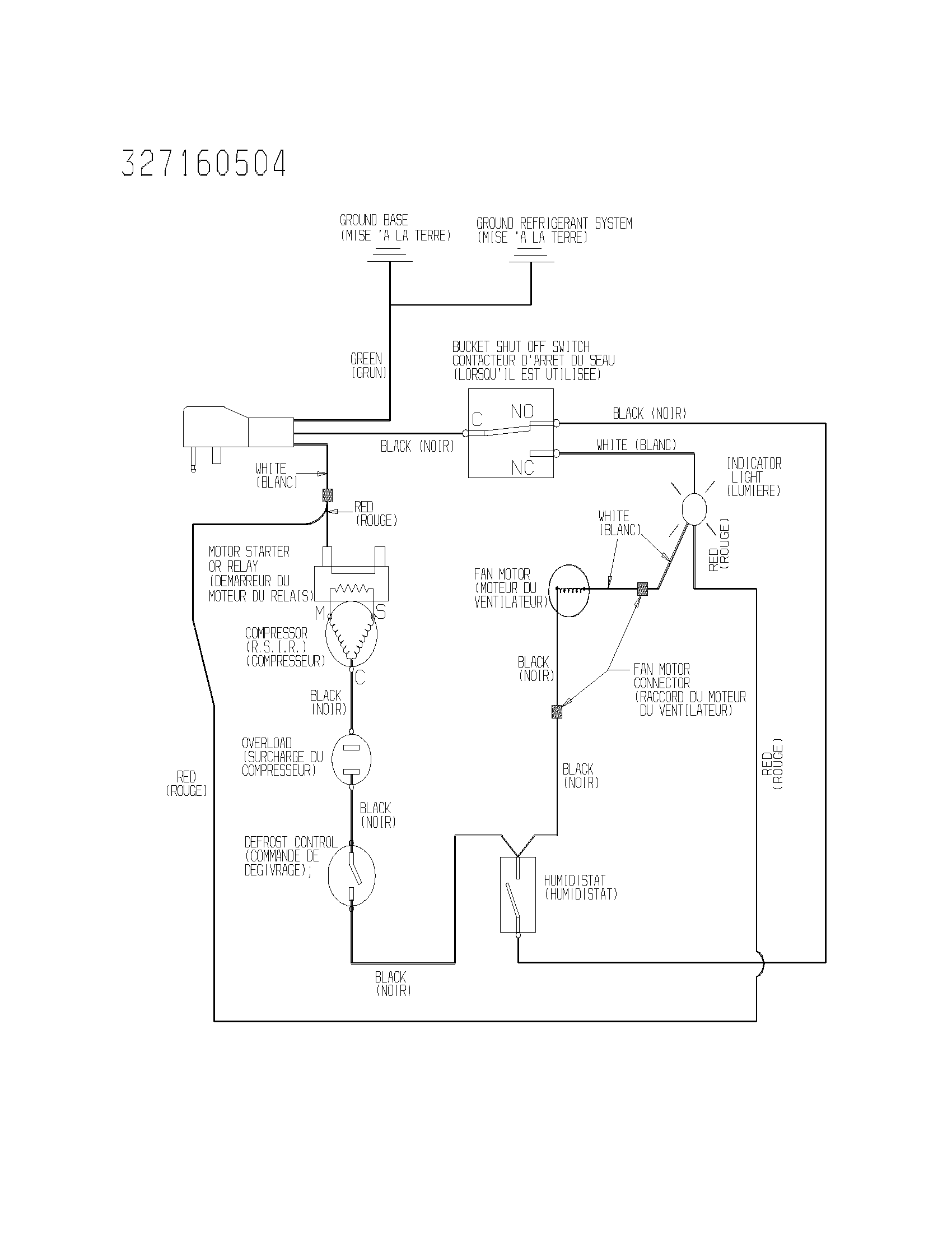 frigidaire dehumidifier mdd40tg1 wiring diagram