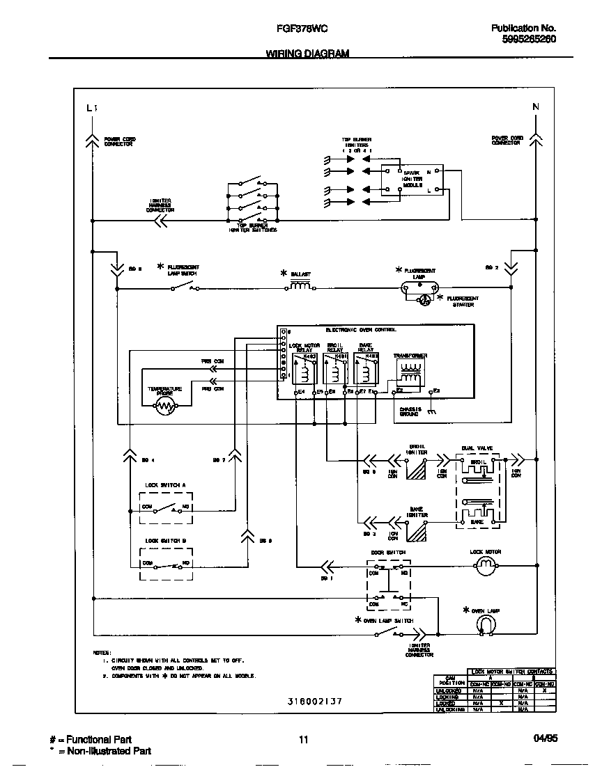 frigidaire fac107p1a2 wiring diagram