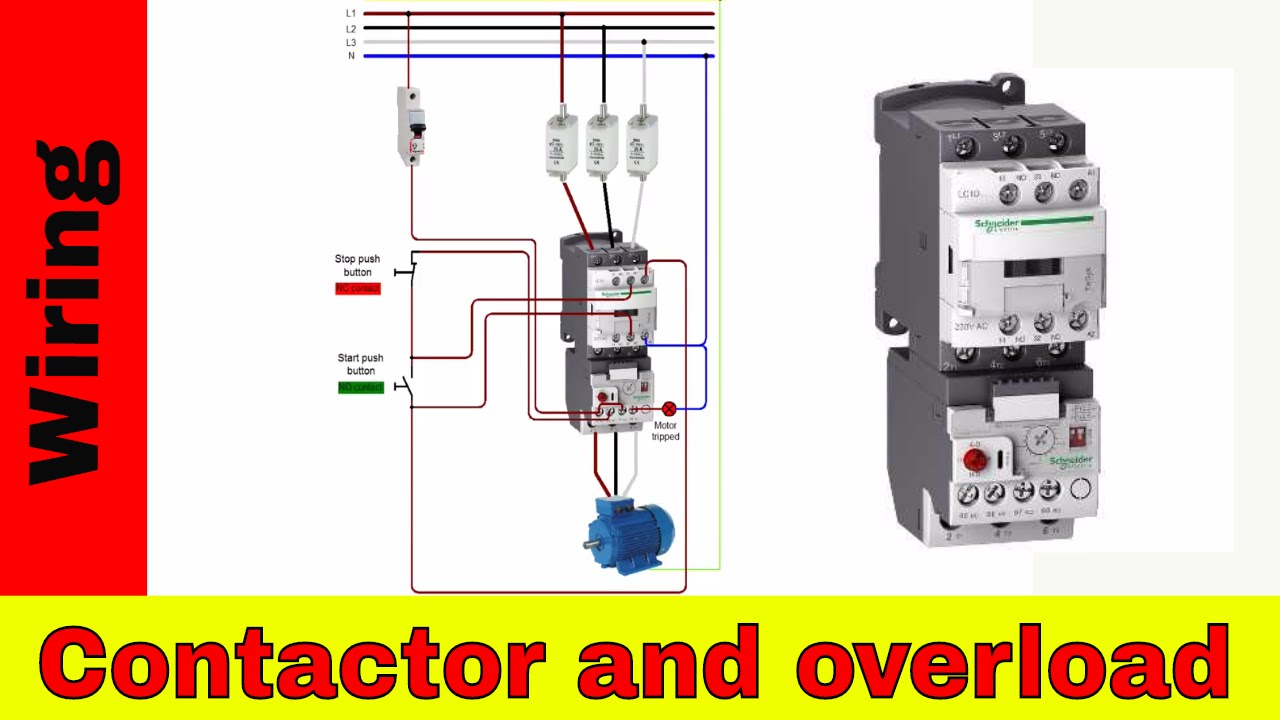 furnas magnetic starter wiring diagram