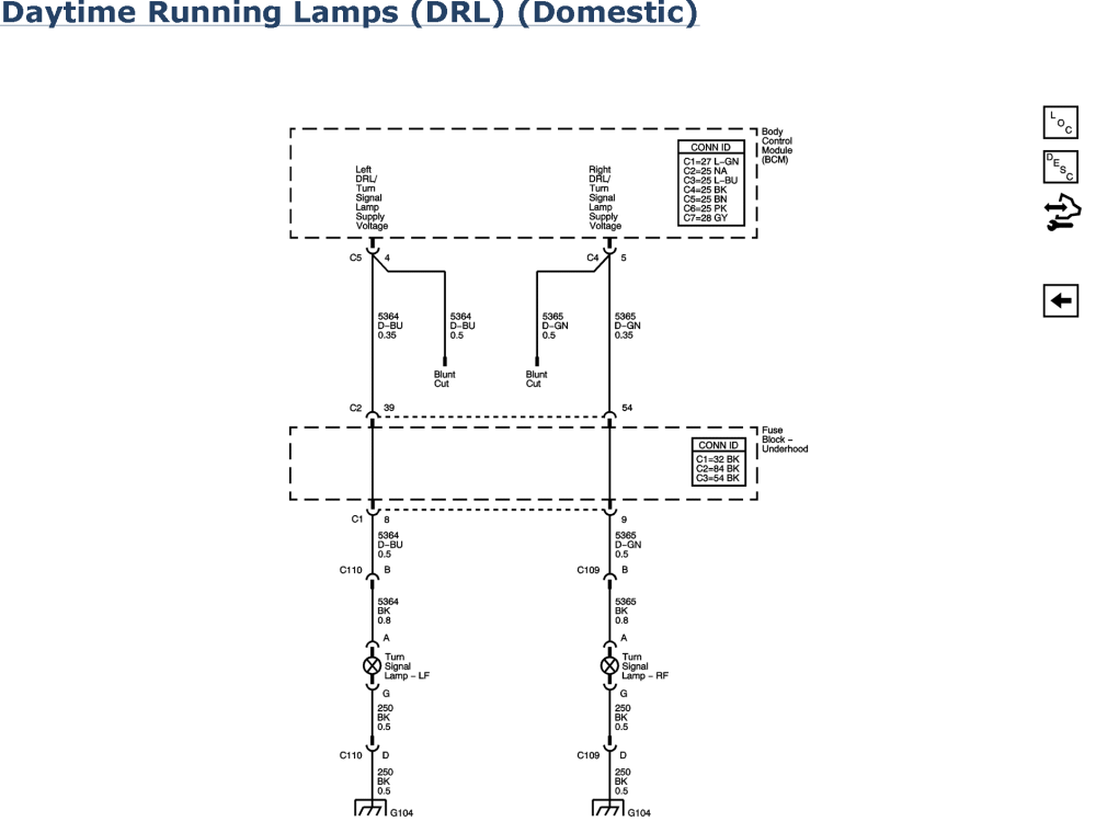 g37 daytime running lights wiring diagram