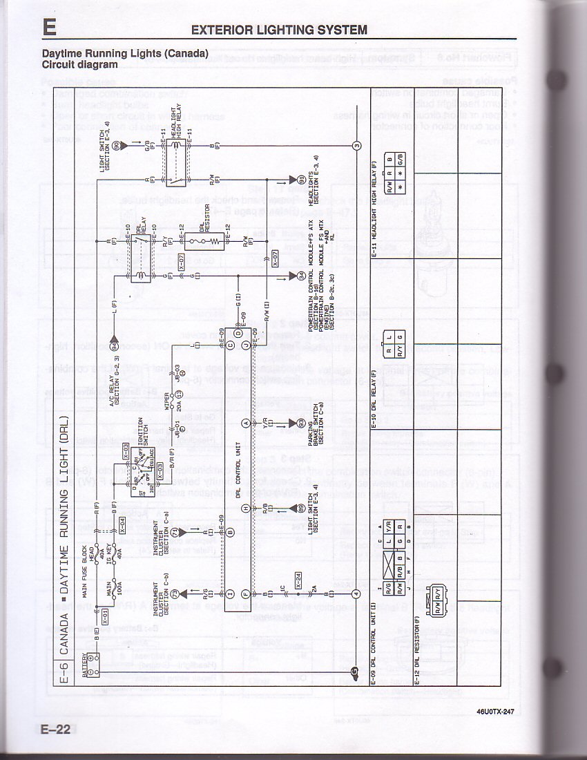 g37 daytime running lights wiring diagram