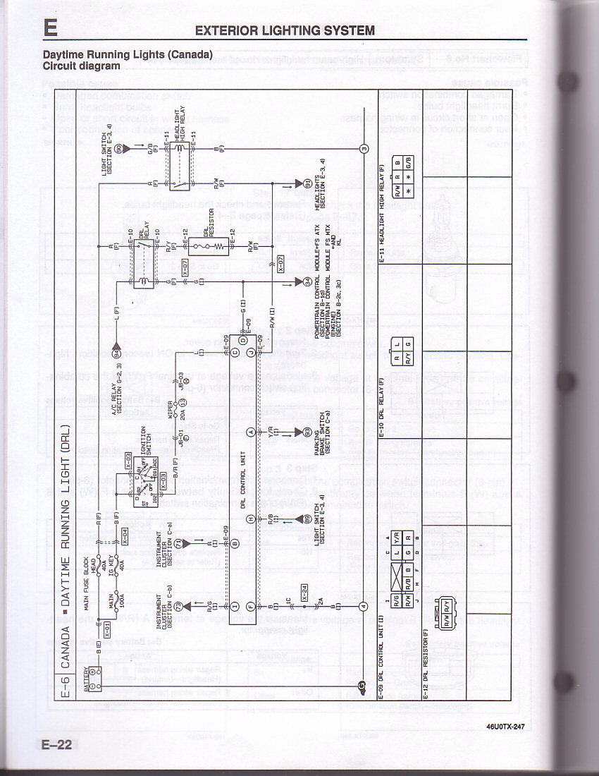 G37 Daytime Running Lights Wiring Diagram