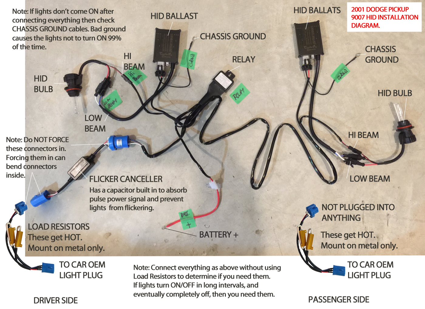 g5 hid xenon headlight wiring diagram