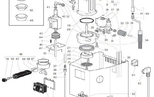 gaggia classic parts diagram