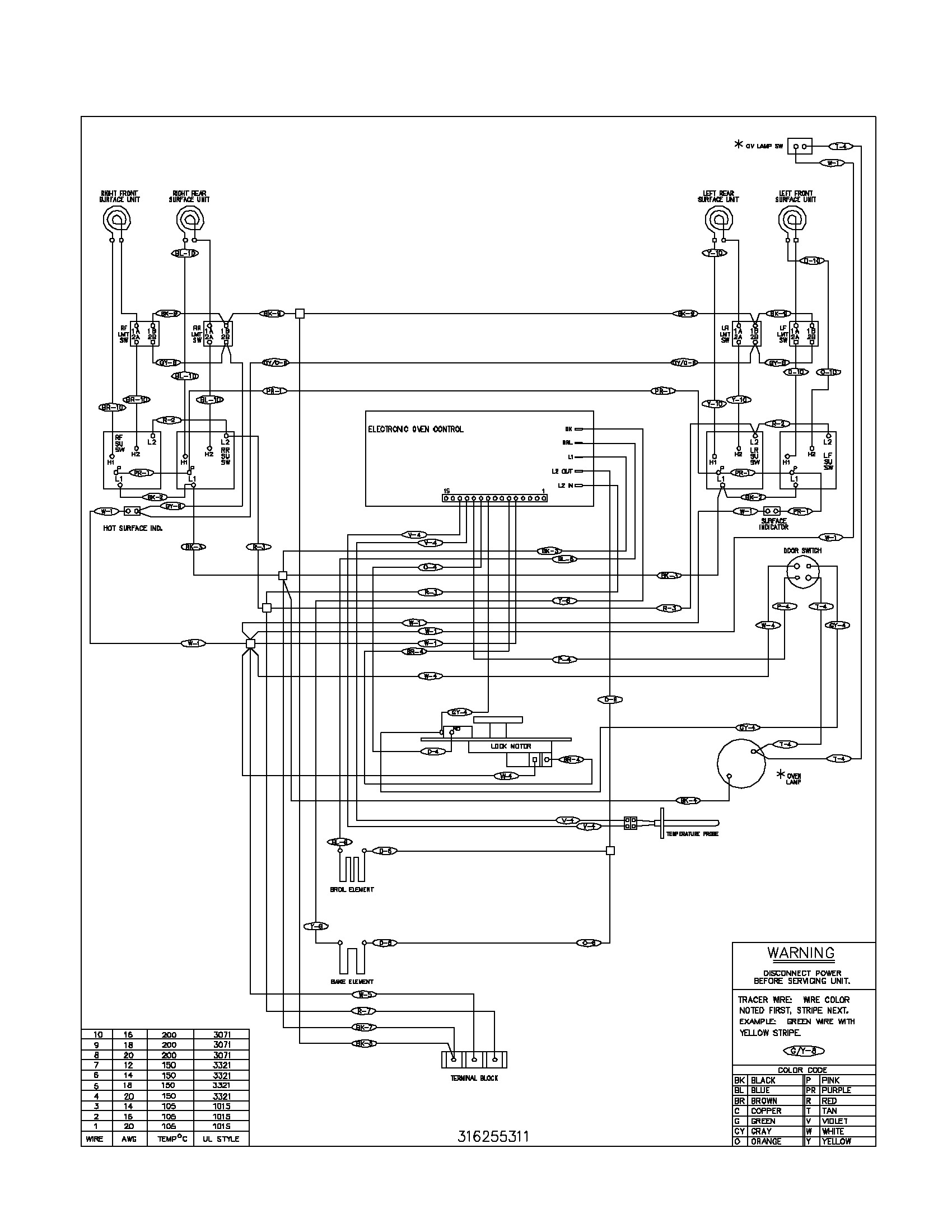 garland mwe2w wiring diagram