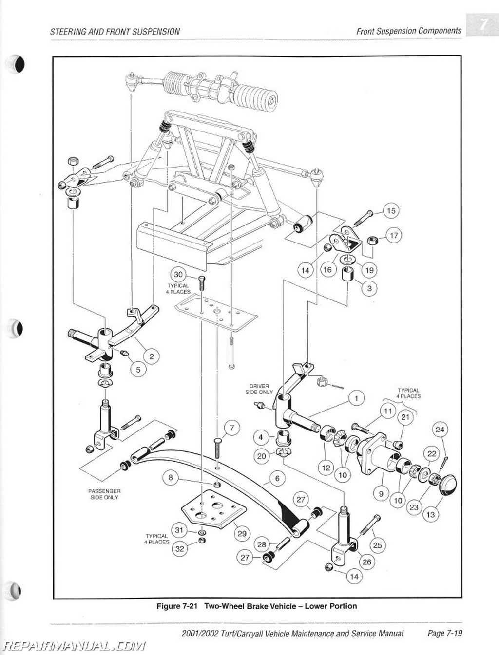 gas club car carryall 1 wiring diagram by serial number