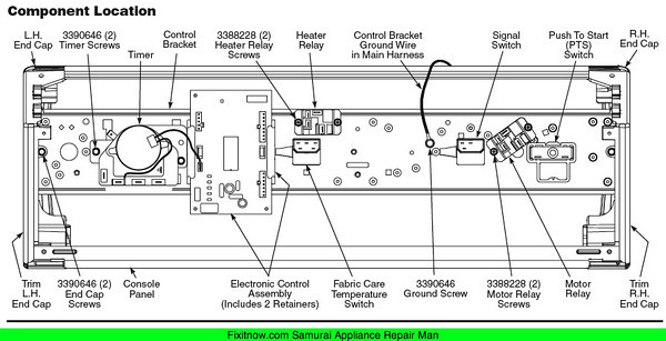 ge dbxr463ed2ww console wiring diagram