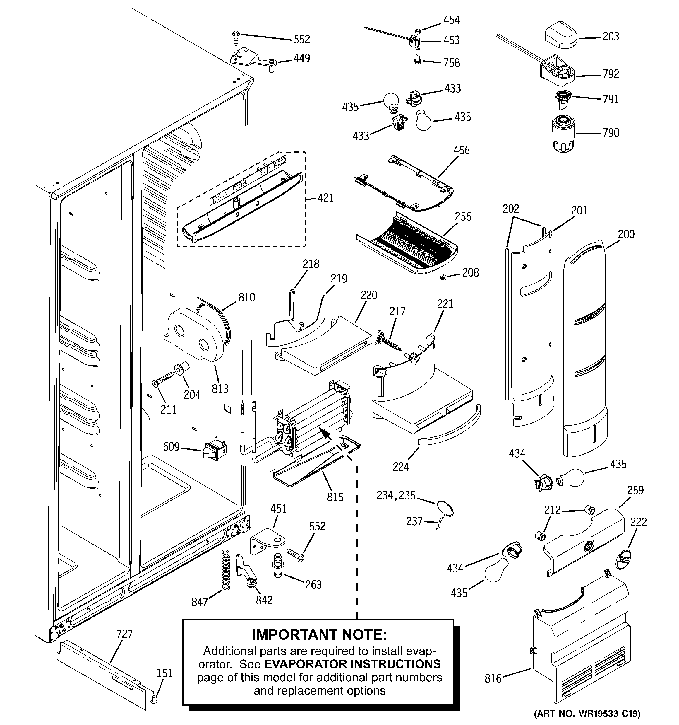 ge profile arctica parts diagram