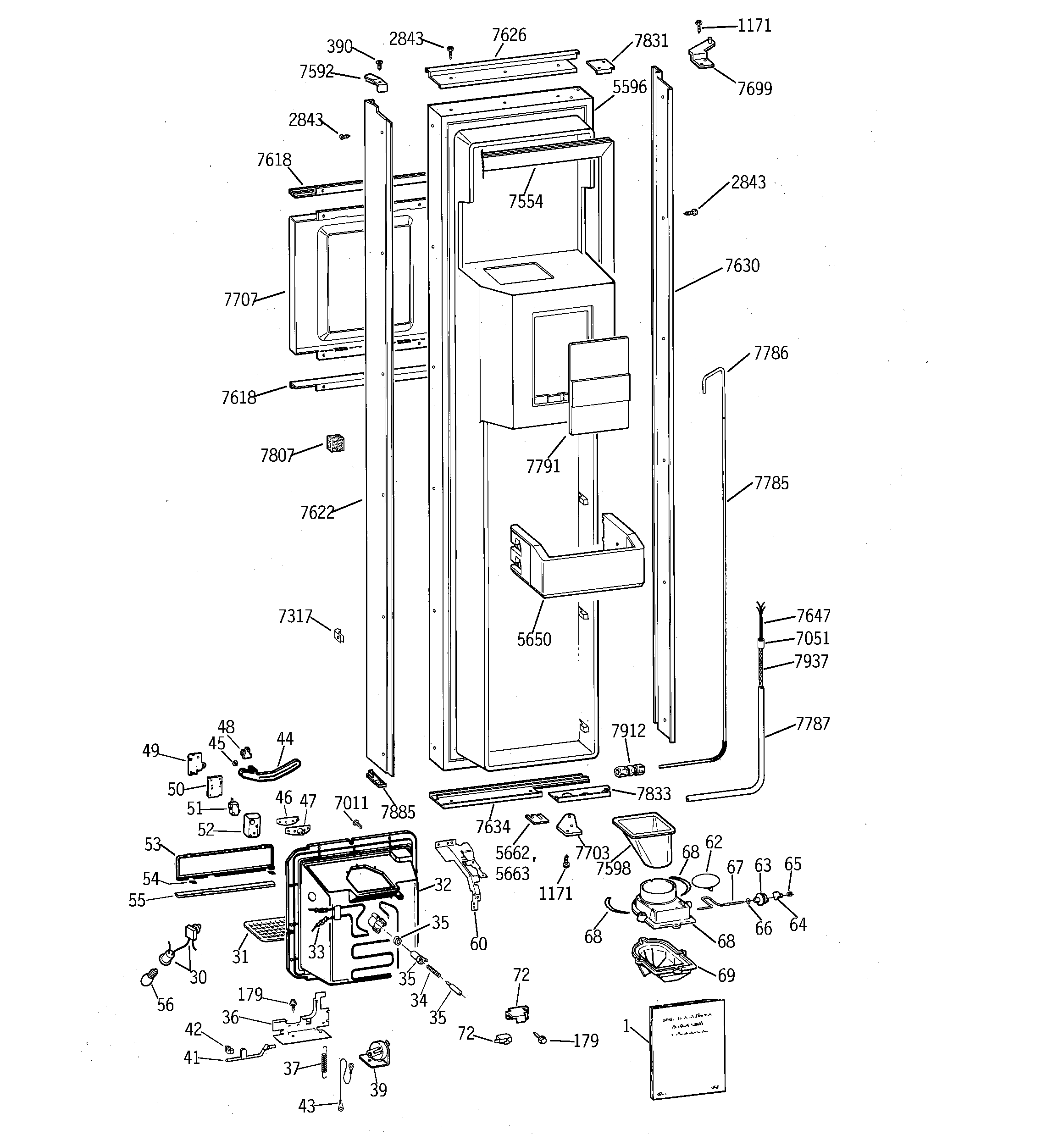 ge profile arctica parts diagram