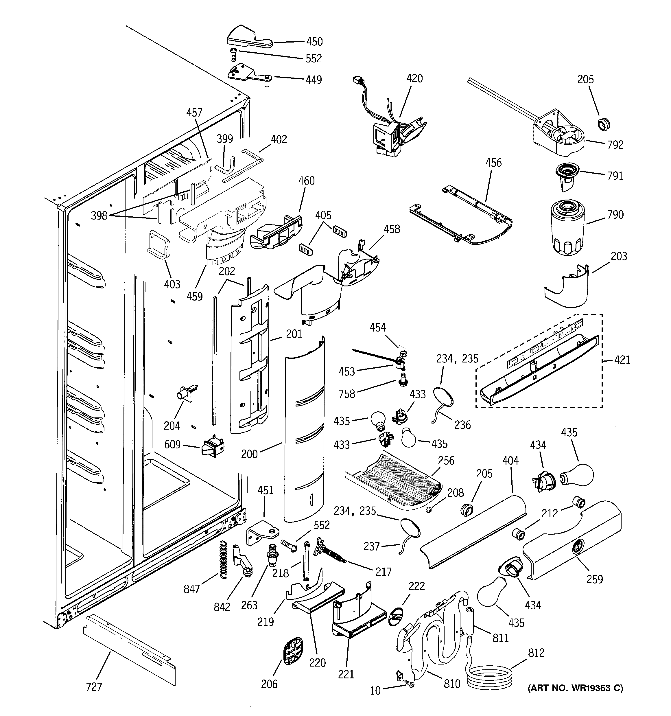 ge refrigerator wiring diagram hts22