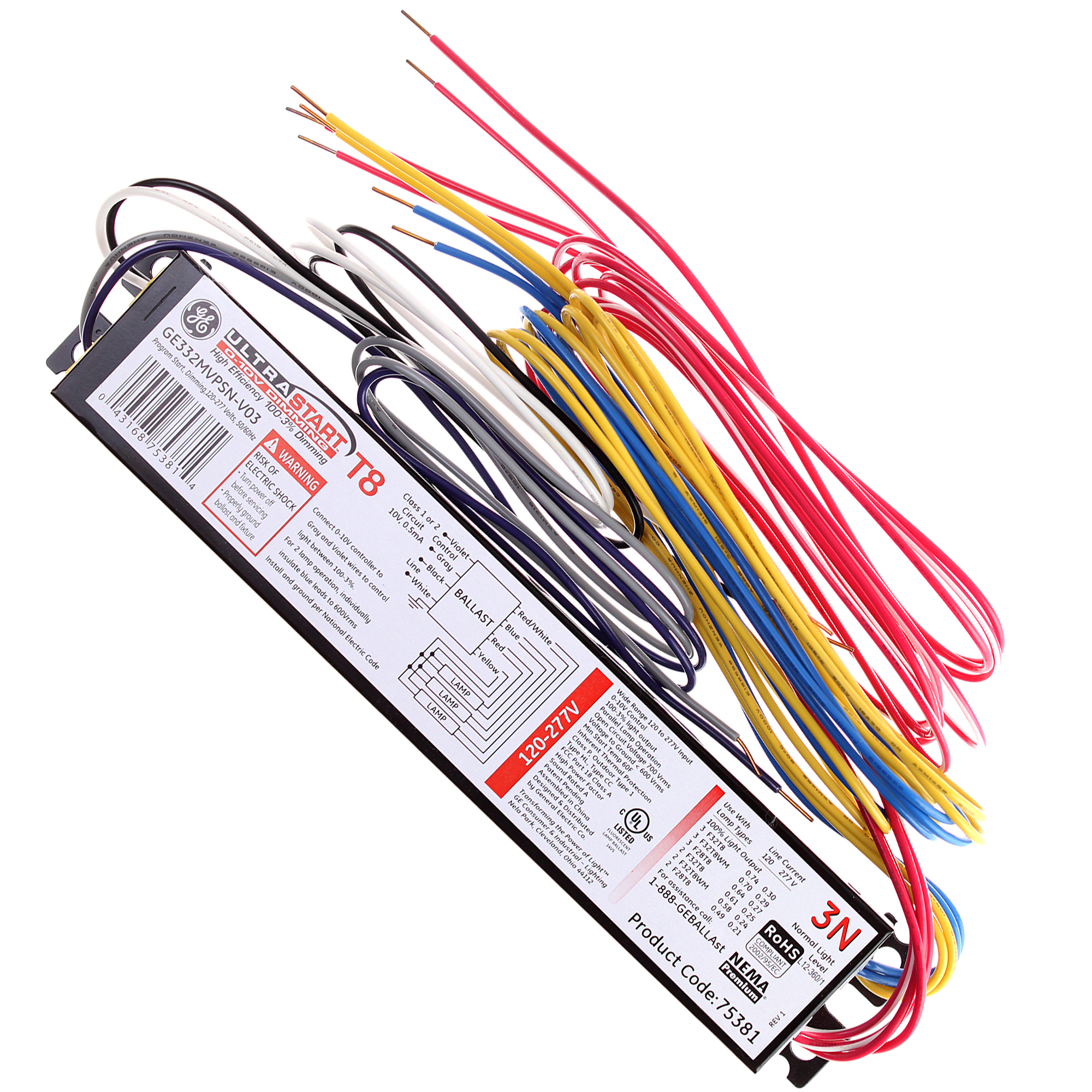 ge t12 ballast wiring diagram