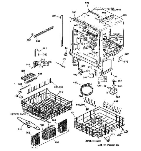 ge triton xl gsd6660 dishwasher wiring diagram