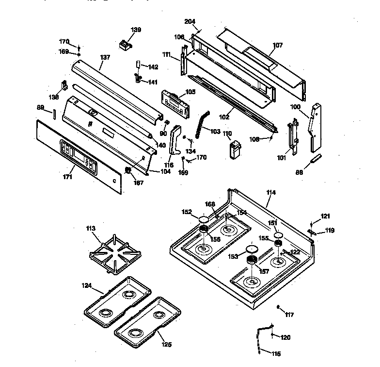 ge xl44 parts diagram