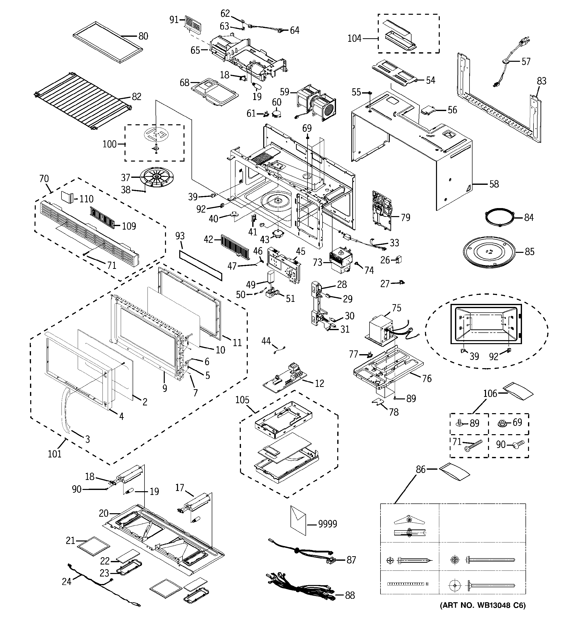 ge xl44 parts diagram