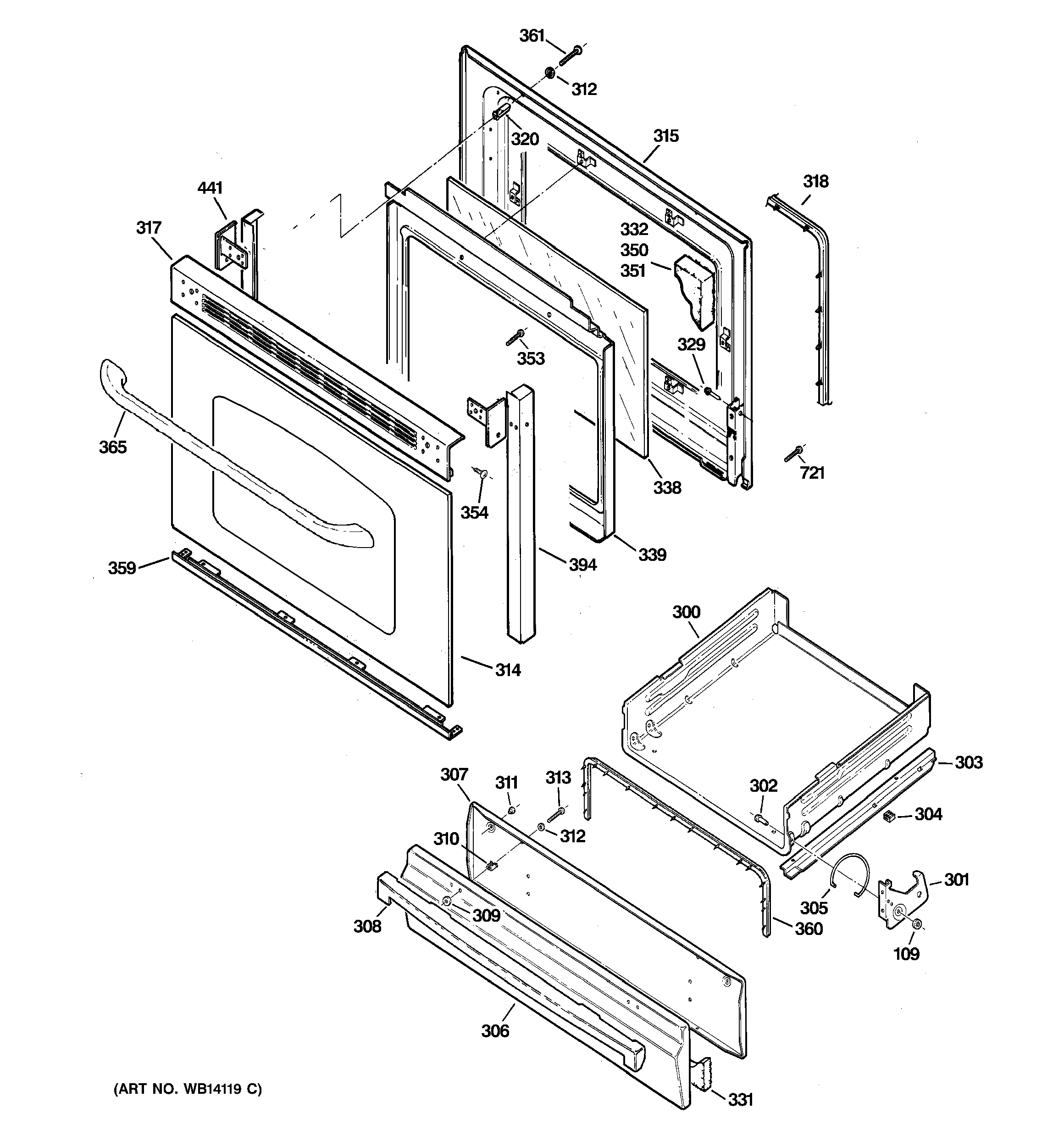ge xl44 parts diagram