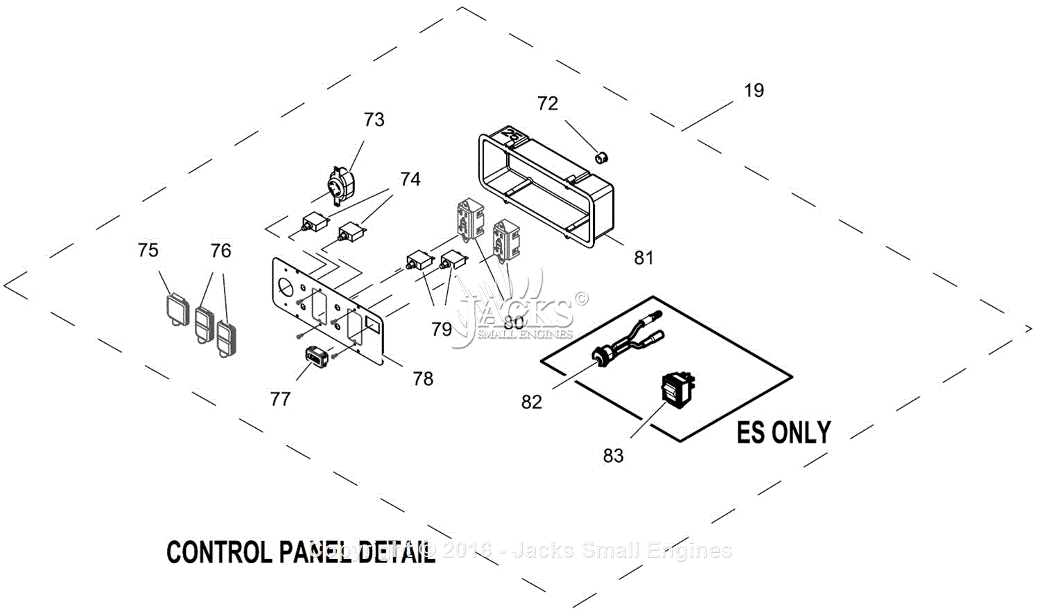 generac gp7500e parts diagram