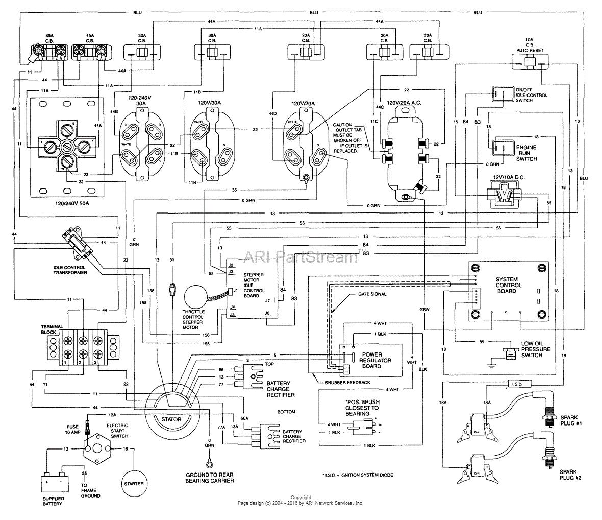 generac np-50g wiring diagram