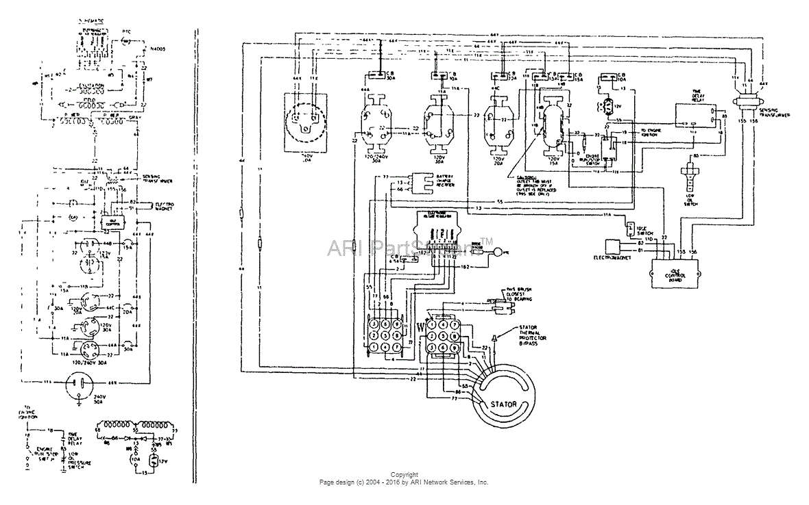 generac np-50g wiring diagram