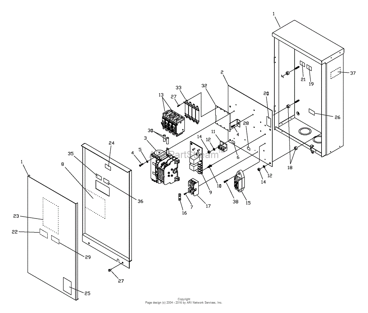 generac transfer switch model 6854 wiring diagram