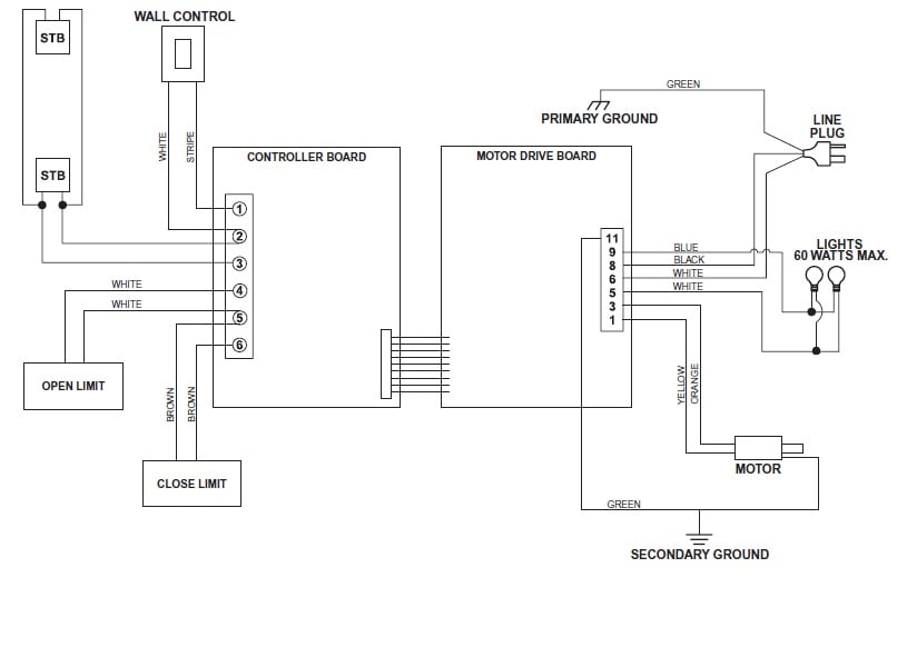 genie excelerator wiring diagram