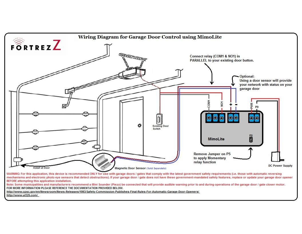 genie garage door openers wiring diagram