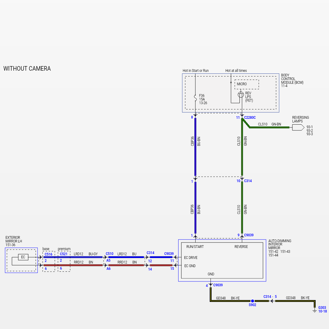 gentex mirror wiring diagram forum